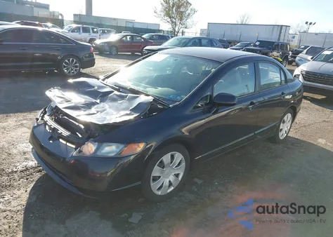 2006 Honda Civic Lx z USA, uszkodzony, nr VIN 1HGFA165X6L099158